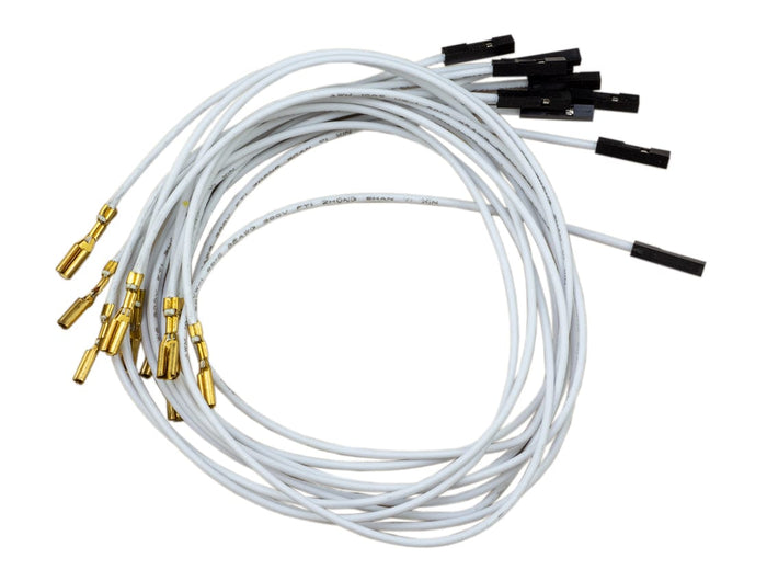 2.8mm/0.11" Arcade Button Dupont to Spade Wires (10-Pack) by The Pi Hut - The Pi Hut