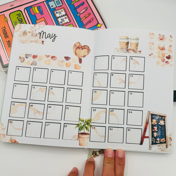 Buzzing Bees Monthly Layout Sticker Kit