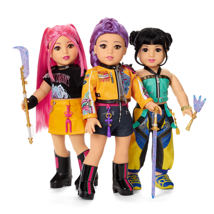 American Girl® x KPop Demon Hunters HUNTR/X Zoey-inspired 18-inch Doll