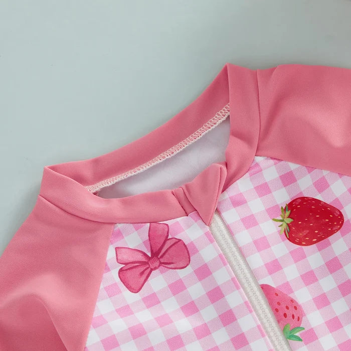 BERRIES & BOWS Swimsuit with Sun Hat