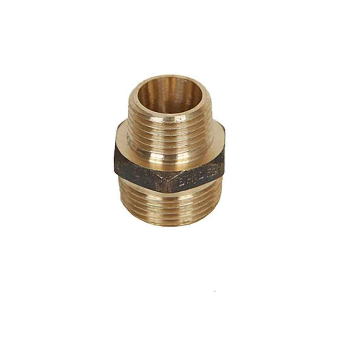 Brass Hex Nipple 20 x 15mm