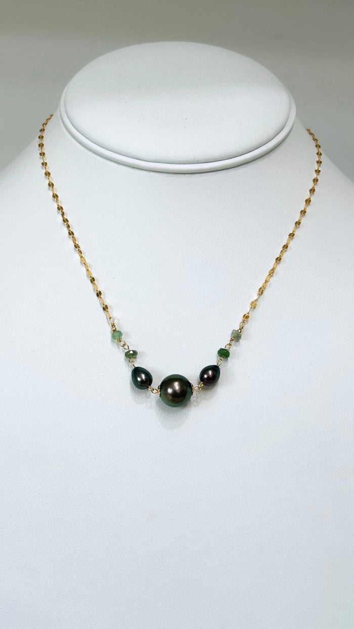 Clarice necklace - Emerald