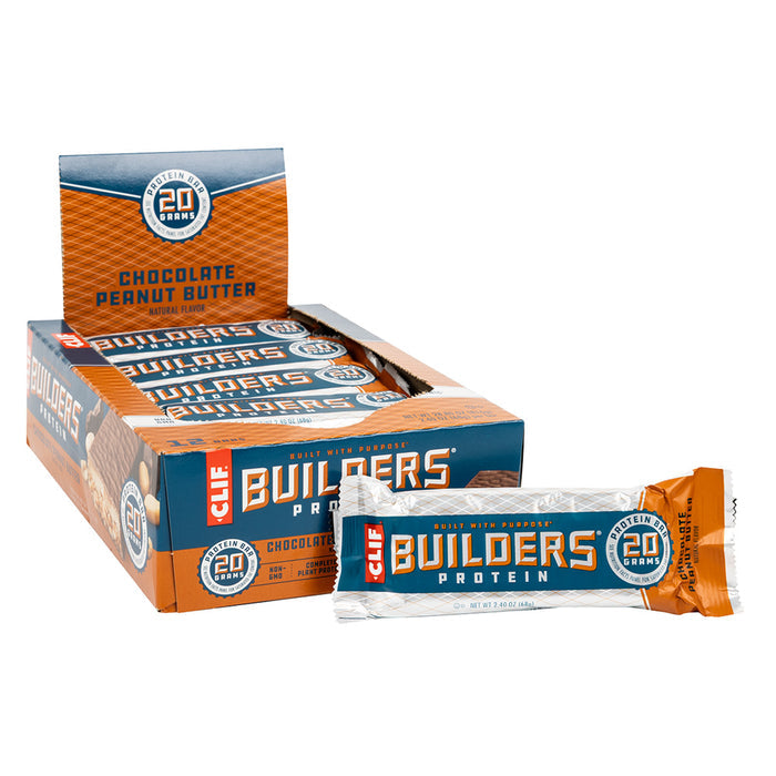 Clif Builder's Bars Chocolate Peanut Butter 2.4oz - 12ct
