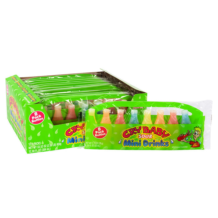Cry Baby Bottles Wax 8 Pc - 12ct