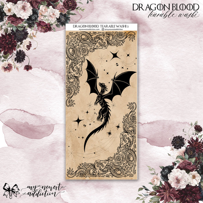 Dragon Blood Tearable Washi