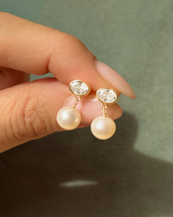 Dream Drop Moissanite Earrings