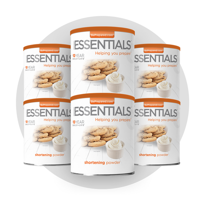 6 Pack of Shortening Powder