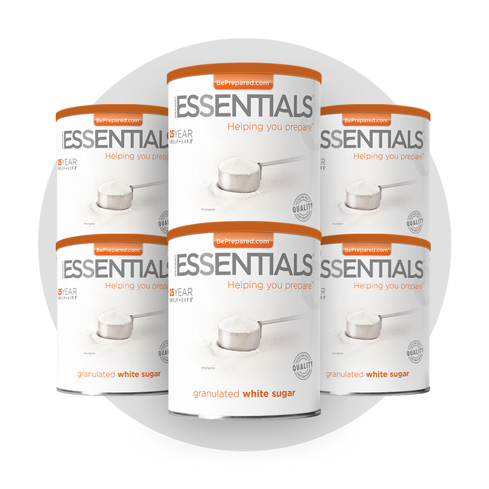 6 Pack of Granulated White Sugar