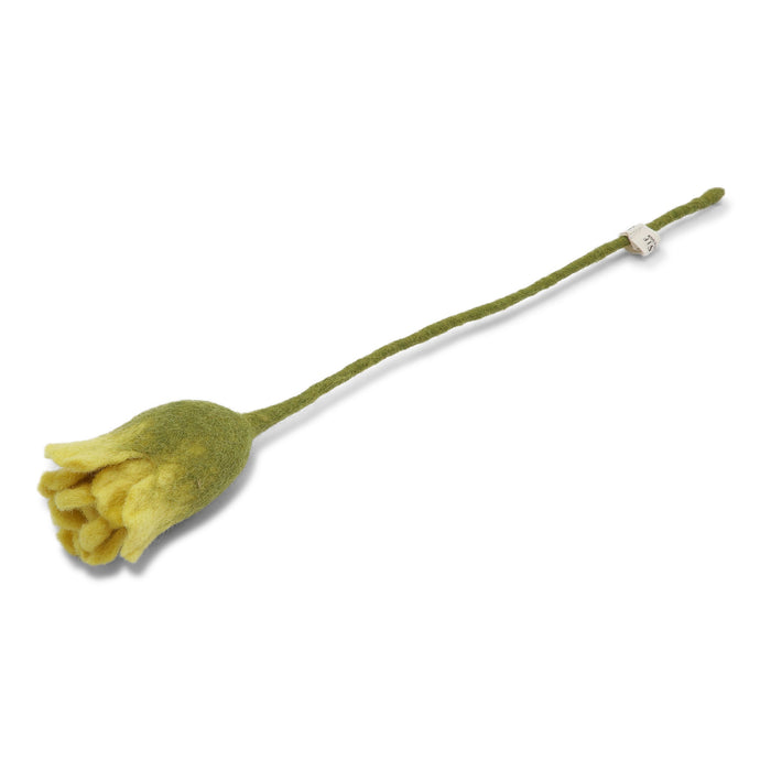 Felt Yellow Tulip