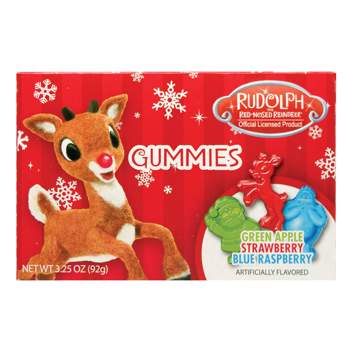 Flix Candy Rudolph Gummy Candy Theater Box - 24 Count