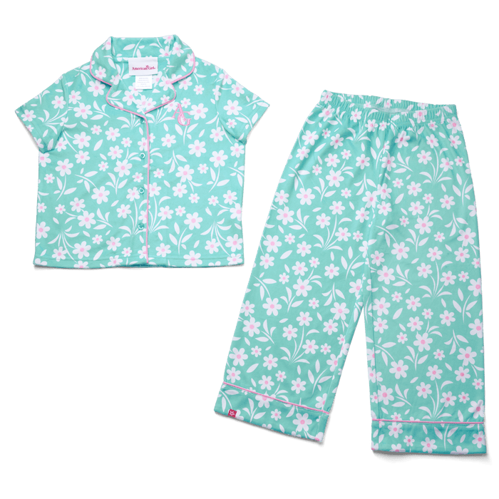 Flower Fun PJs for Girls & 18-inch Dolls