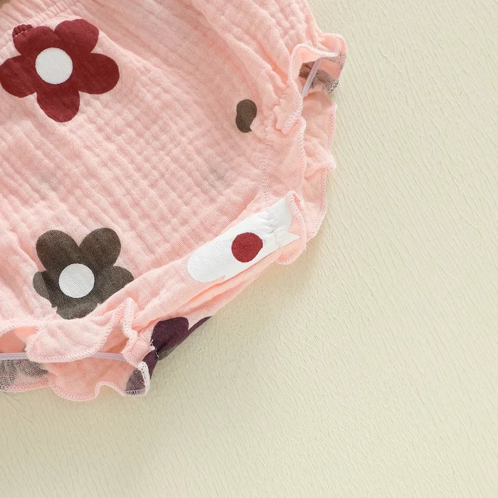 FLOWERS Smocked Summer Outfit