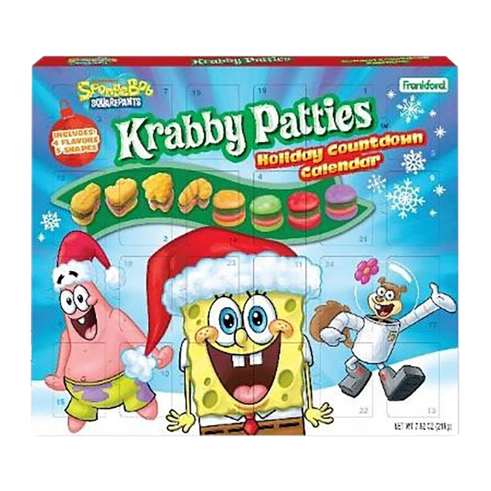 Frankford SpongeBob SquarePants Krabby Patties Calendar Candy - 5 Count