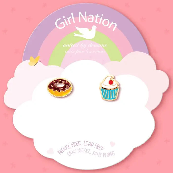 Girl Nation: The Perfect Pair Sugar Rush Stud Hypoallergenic Earrings