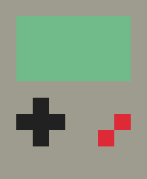 Handheld Gaming Block in 2 sizes 9 inch and 18 inch - PDF Pattern
