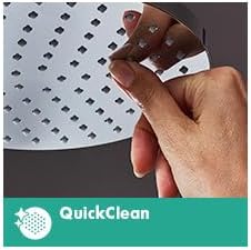 hansgrohe Vernis Blend 4inch HighPressure Handheld Shower Head 2Spray Rain IntenseRain Chrome 1.5 GPM 26090001