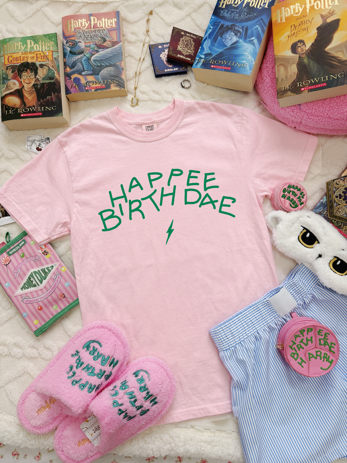 Happy Birthday Garment Dyed Tee