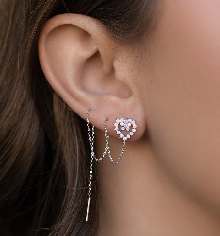 Heartstring Threader Earrings