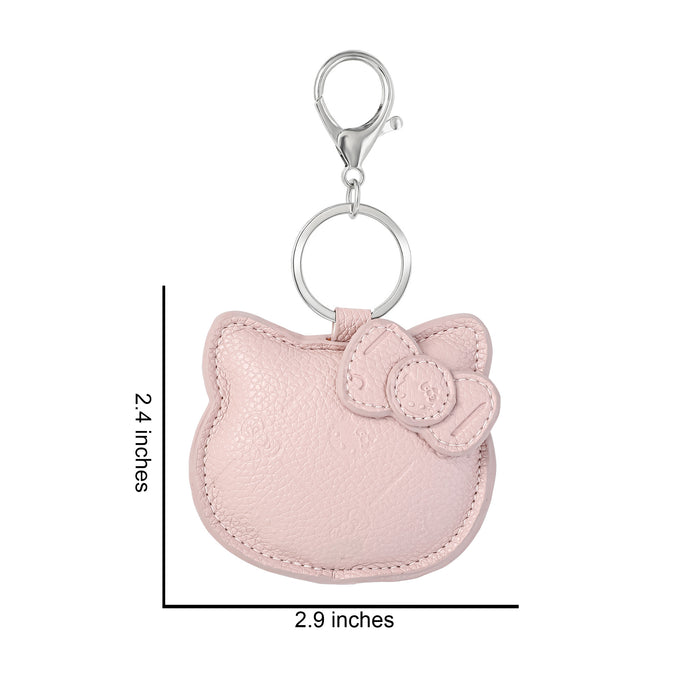 Hello Kitty Debossed Keychain (Pink) Accessory Jacmel Jewelry