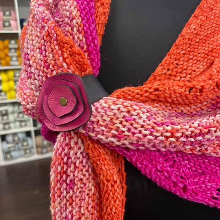 Leather Scarf Cuff
