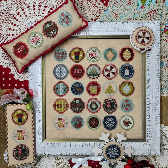 Jeannette Douglas Designs - Christmas Dots: June - Booklet Chart