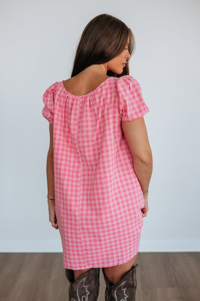 Kelci Gingham Dress