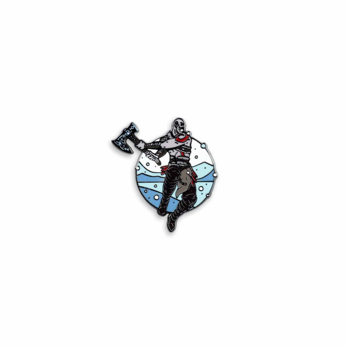 Kratos Enamel Pin