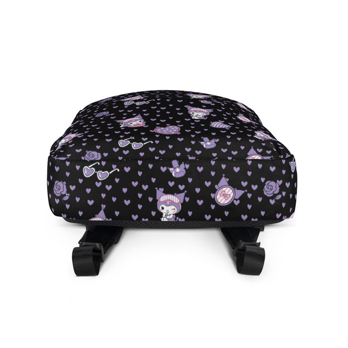 Kuromi Sleepover All-Over Print Backpack Backpacks Printful