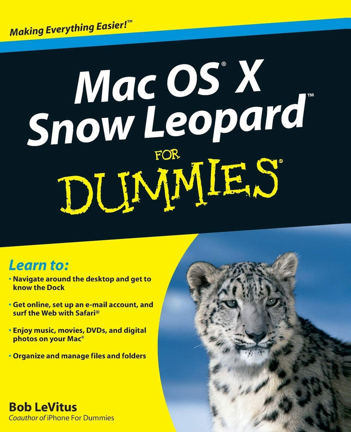 Mac OS X Snow Leopard For Dummies Paperback