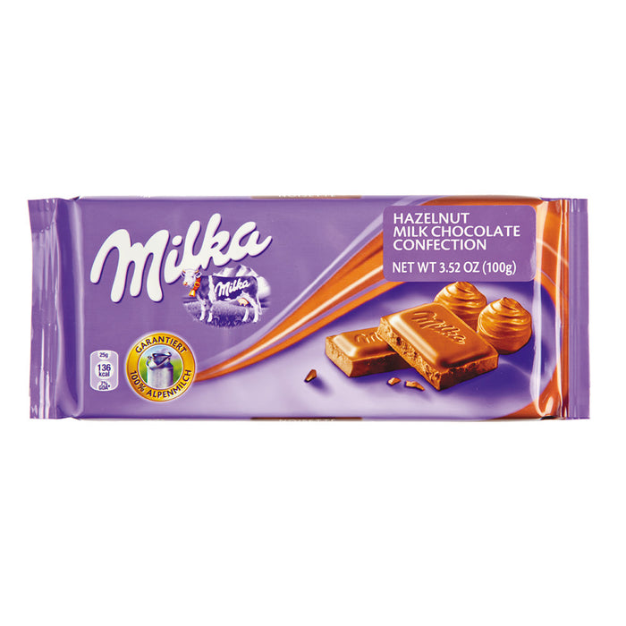 Milka Noisette Milk Chocolate and Hazelnut Candy Bars - 23 Count