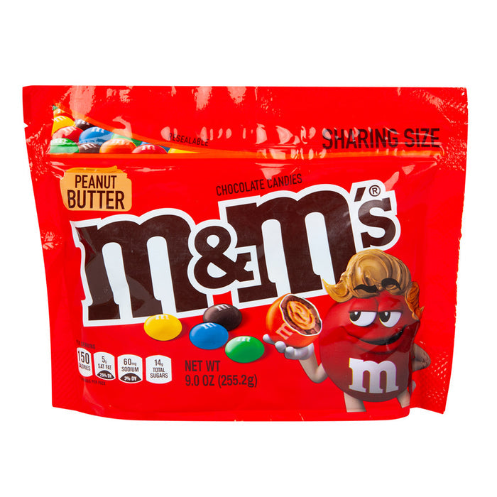 M&M's Share Size Peanut Butter Chocolate Candy - 8 Count