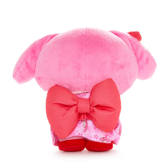 My Melody 10” Pink Standing Plush (Spring Kimono Series) Plush NAKAJIMA CORPORATION