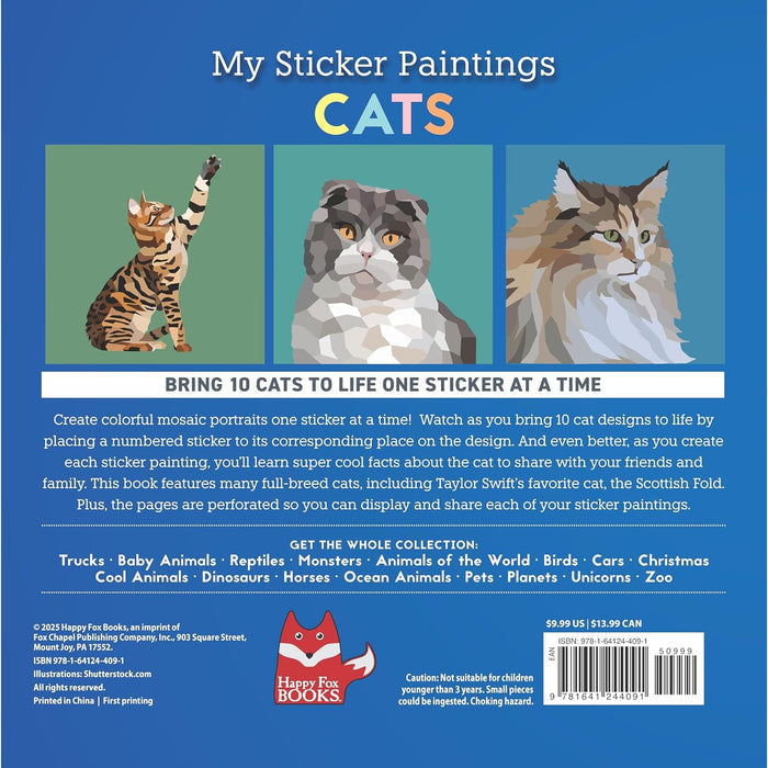 My Sticker Paintings Cats - Sticker Activity Book