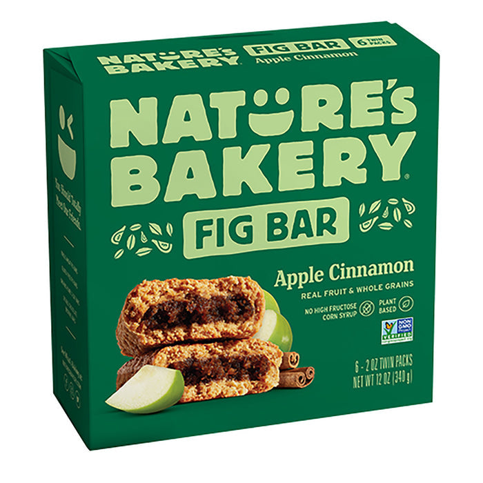 Nature's Bakery Apple Cinnamon Fig Bar - 6 Count 12 OZ