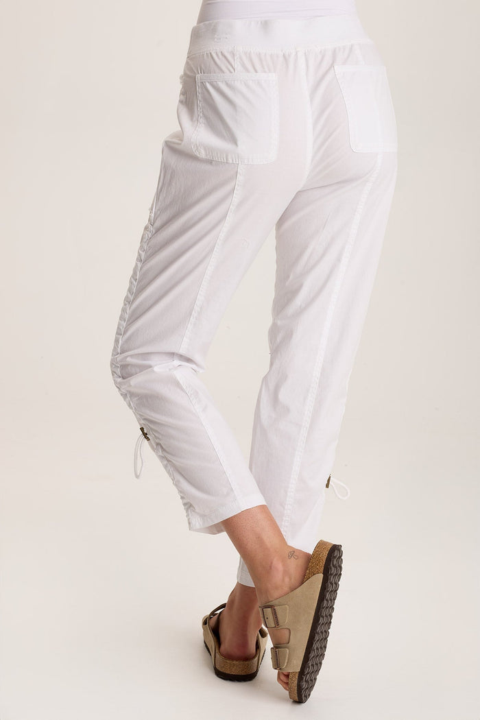 XCVI Otish Slim Poplin Crop