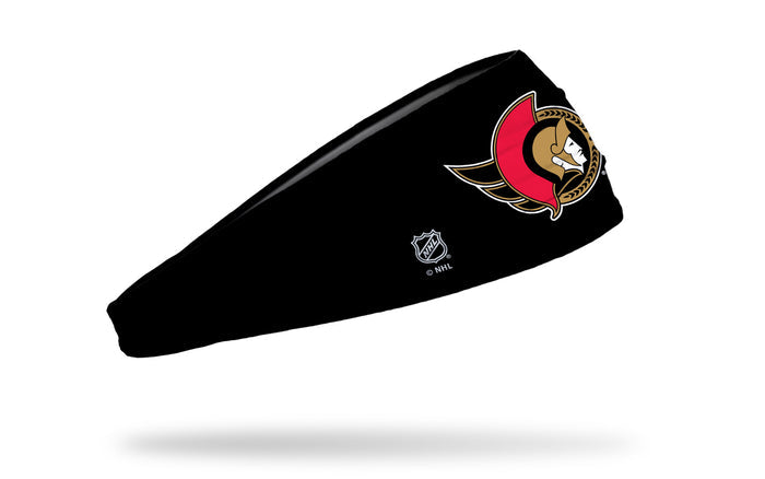 Ottawa Senators: Logo Black Big Bang Lite Headband - View 2