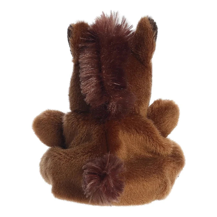 Palm Pals 5 Inch Truffle the Brown Horse Plush Toy - Owl & Goose Gifts