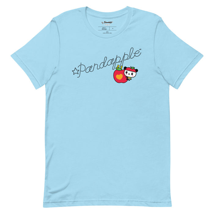 Pandapple Dotted Signature Tee Apparel Printful Ocean Blue S