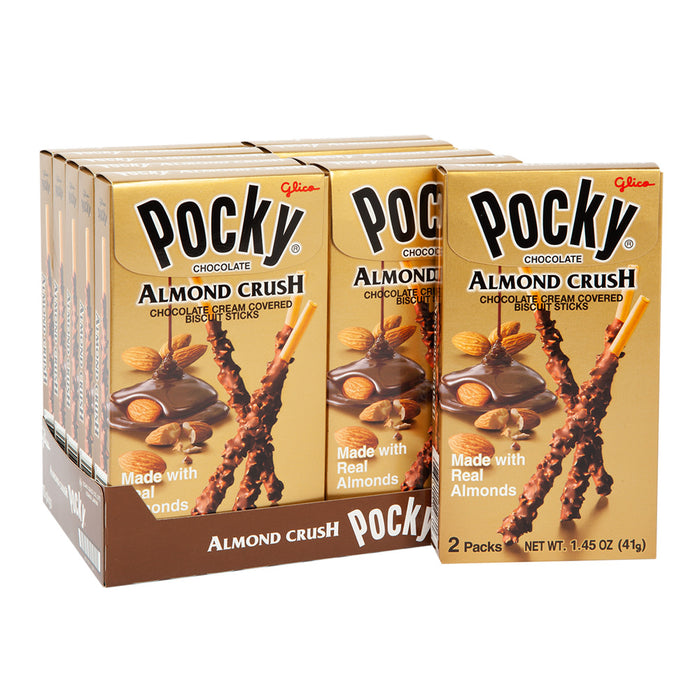 Pocky Almond Crush Cookie Sticks - 10 Count