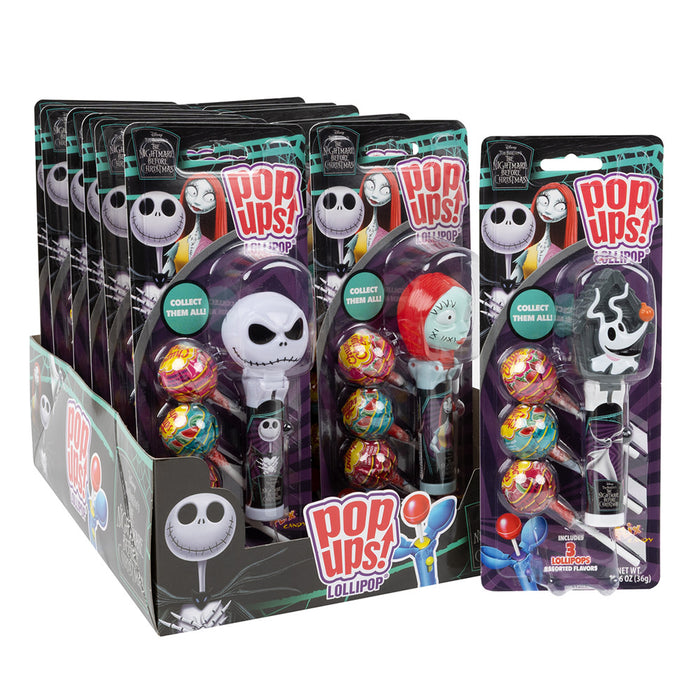 Pop Ups Nightmare Before Christmas Lollipops - 24 Count