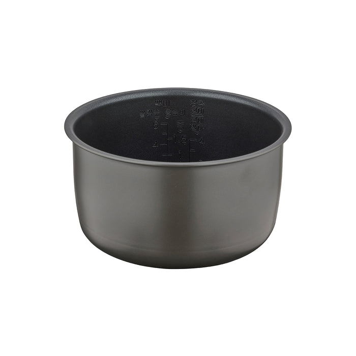 Cuckoo nonstick replacement inner pot marked with capacity measurements. (INNERPOT-CR-0655F)