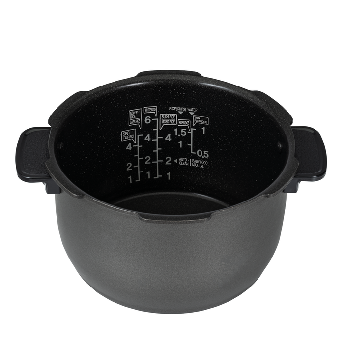 Cuckoo nonstick replacement inner pot with side handles. (INNERPOT-CRP-ST06)