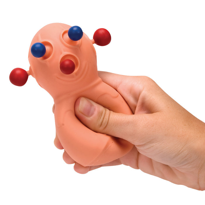 Schylling 4.5 Inch Panic Pete - Squishy Squeeze Fidget Toy