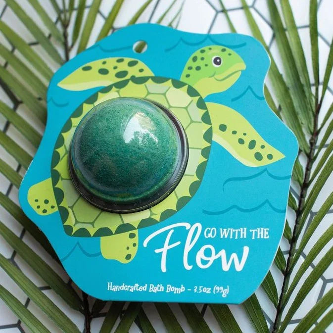 Cait & Co Sea Turtle Bath Bomb - Green Bath Bomb Made in the USA