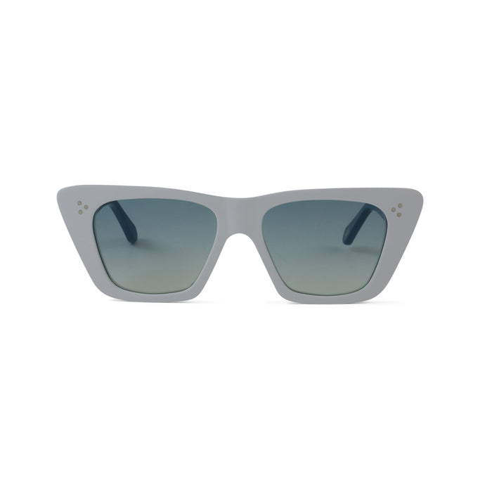White / Teal - Teal Gradient Lens