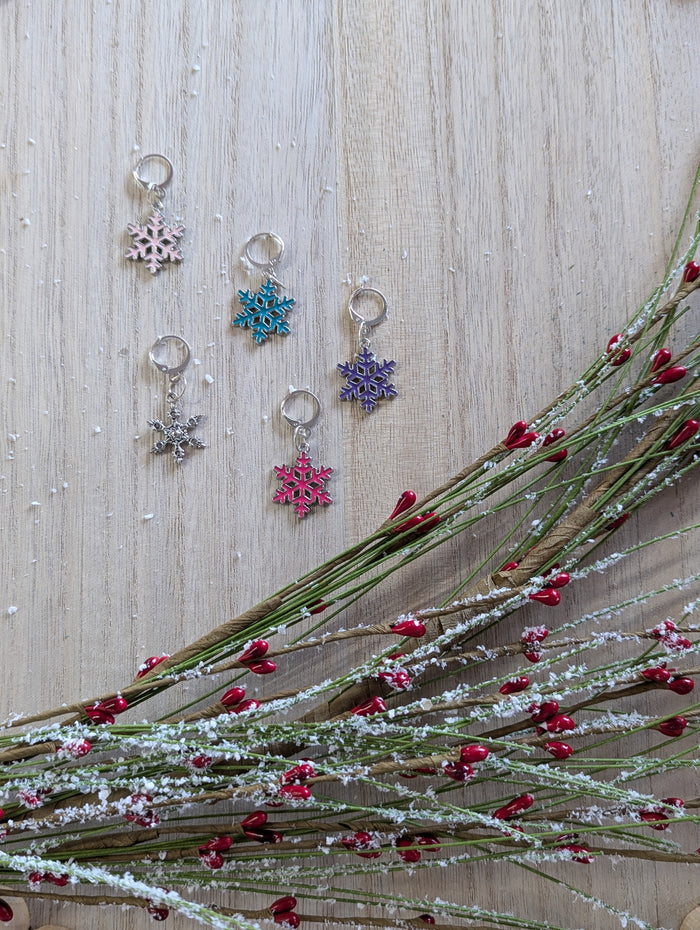 Snowflake Stitch Marker Set