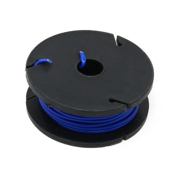 Solid-Core Wire Spool - 7.5m 22AWG - Blue by The Pi Hut - The Pi Hut