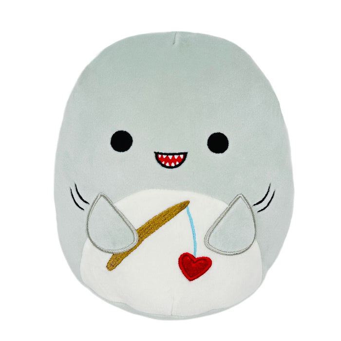 Squishmallow 5 Inch Gordon the Shark with Fishing Pole Valentine Plush Toy