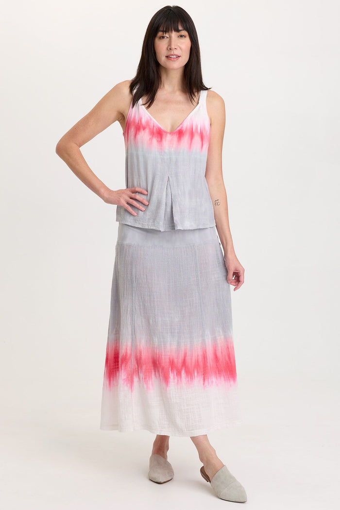 Wearables Tani Gauze Slim-to-Flare Skirt