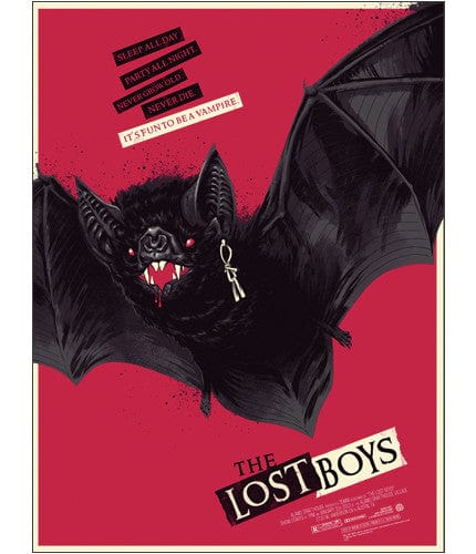 The Lost Boys Red Bat Phantom City Creative poster